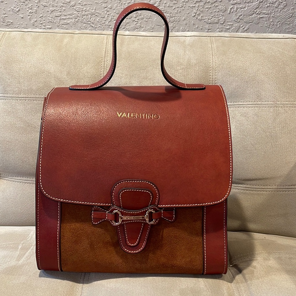 VALENTINO BY MARIO VALENTINO Leather & Suede Amy Satchel
